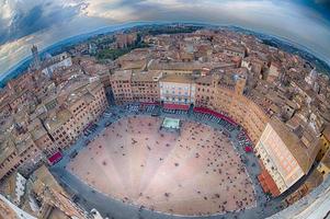 siena luftbild panorama stadtbild foto