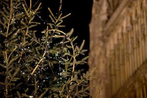 Weihnachtsstraßendekoration in England foto