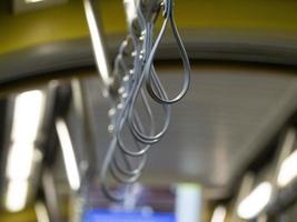 Straßenbahn U-Bahn Halter Detail foto