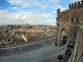 toledo luftaufnahme der mittelalterlichen altstadt, spanien foto