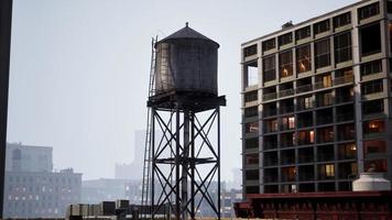 New Yorker Wasserturm-Tankdetail foto