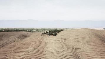 malerische Wüstensteppenlandschaft mit Bergen foto