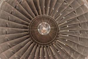 Turbinentriebwerk für Düsenflugzeuge foto