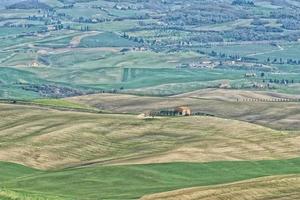 Hügellandschaft der Toskana foto