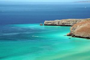 playa balandra luftaufnahme la paz baja california foto