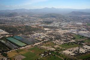 la paz baja california sur mexico luftpanorama aus dem flugzeug foto