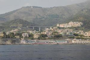 das schöne dorf sturla in genua foto