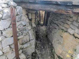 mount piana dolomiten berge erster weltkrieg pfade graben foxhole foto