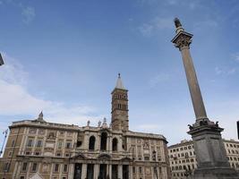 santa maria maggiore kirche basilika rom italien anzeigen an einem sonnigen tag foto