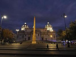 santa maria maggiore kirche basilika rom italien ansicht bei nacht foto