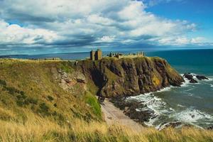 Ruinen von Dunnotar Castle, Stonehaven, Schottland foto