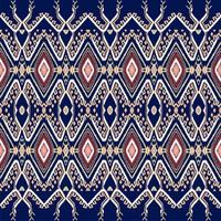 klassische afrikanische ikat-paisley-stickerei und mischung thailändische gestrickte stickerei.geometrisches ethnisches orientalisches nahtloses muster traditionell, foto