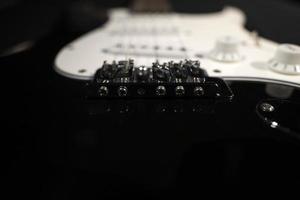 E-Gitarren-Detail aus nächster Nähe foto