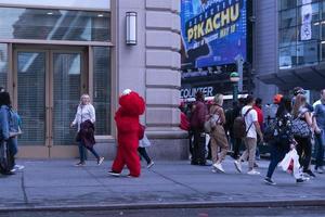 New York - USA 4. Mai 2019 - Times Square voller Menschen foto