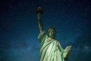 freiheitsstatue new york city usa foto