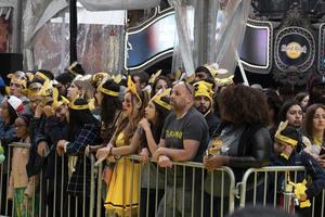 New York, USA - 7. Mai 2019 - Premiere von Detektiv Pikachu auf dem Times Square foto