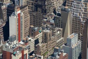 Luftpanorama von New York City foto