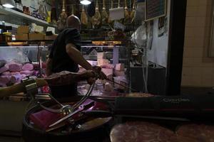 murcia, spanien - 25. märz 2019 - der markt von san agustin foto