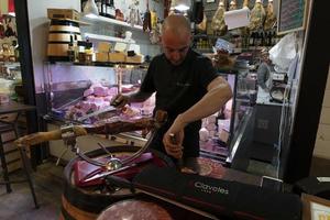 murcia, spanien - 25. märz 2019 - der markt von san agustin foto