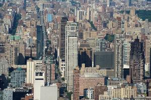 Luftpanorama von New York City foto