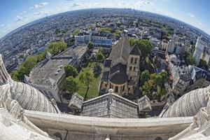 paris riesige luftaufnahme von montmatre foto