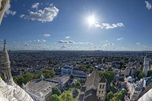 paris riesige luftaufnahme von montmatre foto