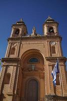 marsaxlokk malta kirche des malerischen fischerdorfes foto