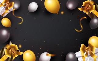 Appy Geburtstagshintergrund mit 3D-Ballon foto