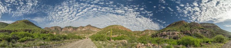 Offroad-Fahren in der Wüste von Baja California foto