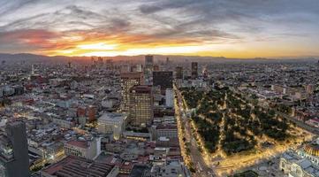 Luftbildpanorama von Mexiko-Stadt foto