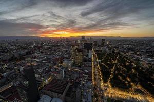 Luftbildpanorama von Mexiko-Stadt foto