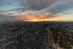 Luftbildpanorama von Mexiko-Stadt foto