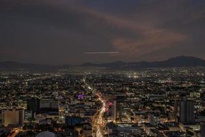 Luftbildpanorama von Mexiko-Stadt foto