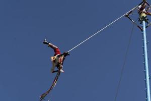 mexiko-stadt, mexiko - 30. januar 2019 - der alte tanz der flieger los voladores foto