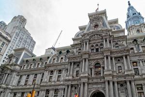 Rathaus in Philadelphia ungewöhnliche Aussicht foto