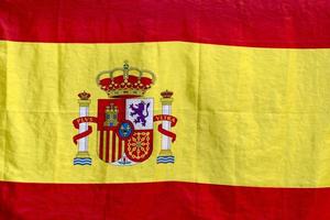 spanien riesenflagge foto