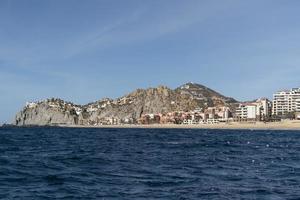 Cabo San Lucas Blick vom Meer Pazifischer Ozean foto