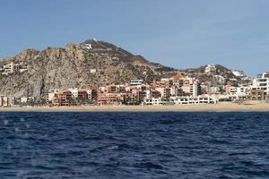 Cabo San Lucas Blick vom Meer Pazifischer Ozean foto