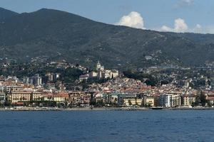 sanremo-blick vom meer foto