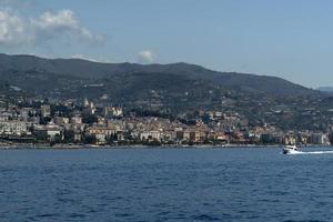 sanremo-blick vom meer foto