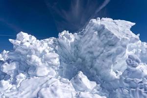 Nordpol fragmentierter Packschnee polarer Eisberg foto