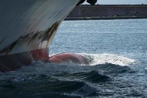 Kreuzfahrtschiff-Bugdetail foto