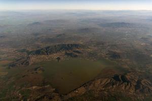 mexiko guadalajara felder und vulkane luftbild panorama landschaft foto