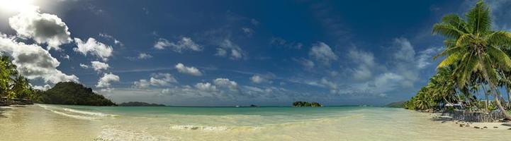 insel praslin seychellen paradies strandpanorama anse volbert foto