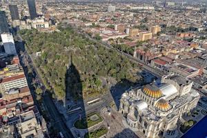 Luftaufnahme des Kunstpalastes von Mexiko-Stadt foto