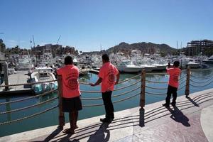 cabo san lucas, mexiko - 25. januar 2018 - pazifische küstenstadt ist voller touristen foto