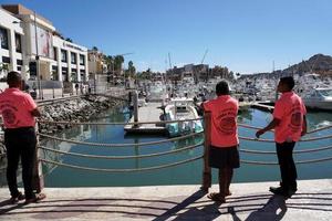 cabo san lucas, mexiko - 25. januar 2018 - pazifische küstenstadt ist voller touristen foto