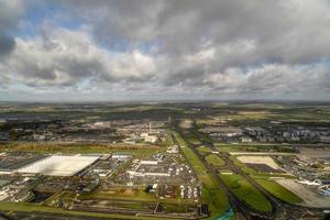 paris, frankreich - 7. november 2019 - flughafen paris cdg landet und lädt fracht und passagier foto