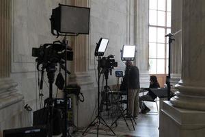 washington dc, usa - 29. april 2019 - innenraum des russel senate building foto