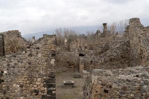 Pompeji ruiniert Häuser foto